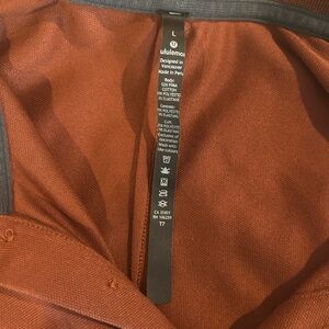 Lululemon Rust Polo Shirt